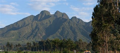 Mountain Karisimbi - Karisimbi mountain , virunga mountain ranges