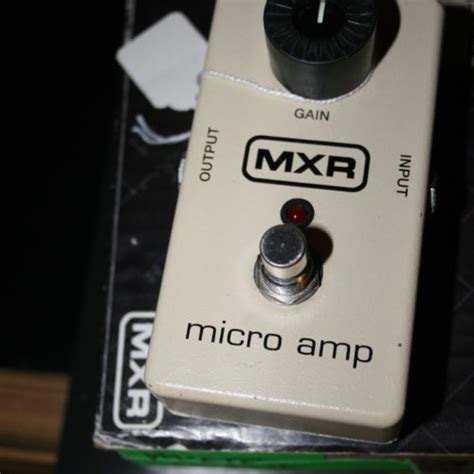 MXR Micro amp linear boost pedal**SOLD | Amp Guitars, Macclesfield