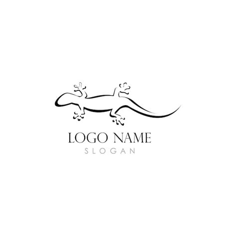 Premium Vector | Lizard vector illustration logo