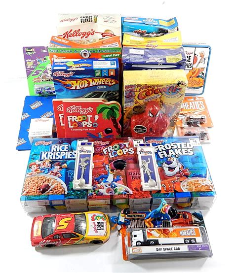 Cereal Collectors Lot Boxes Premiums Toys Gift Sets Cars Spoons ...