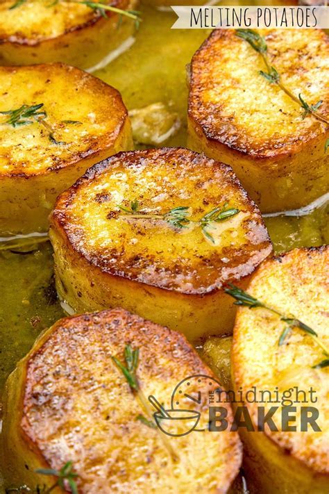 Melting Potatoes - The Midnight Baker - Yummy Roast Potatoes