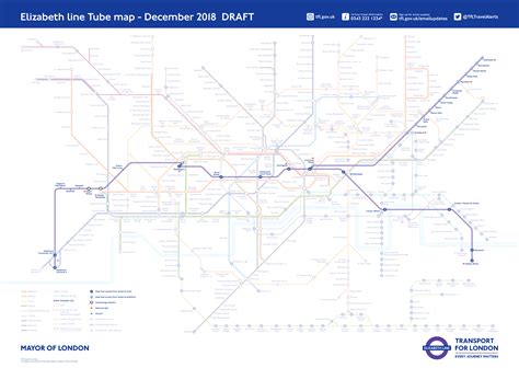 A First Look At The Tube Map, With Added Crossrail | Londonist