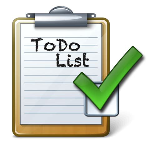 To Do List Clipart - ClipArt Best