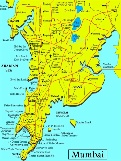 Mumbai Map - India