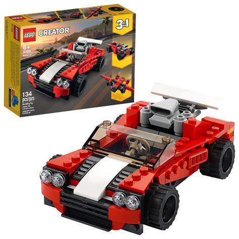 LEGO Creator 3in1 Sports Car Toy 31100 Building Kit (134 Pieces ...