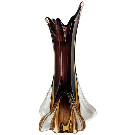 Murano Glass Vase For Sale at 1stDibs