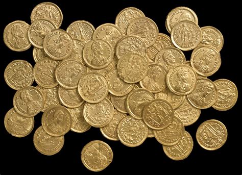 TYWKIWDBI ("Tai-Wiki-Widbee"): Roman gold coins found in England