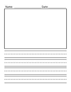 Free Printable Primary Writing Paper With Picture Box - FREE PRINTABLE ...