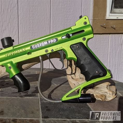 Paintball Marker Coated in Soft Clear and Illusion Sour Apple ...