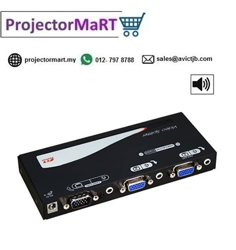 2 Port VGA | Splitter with Audio