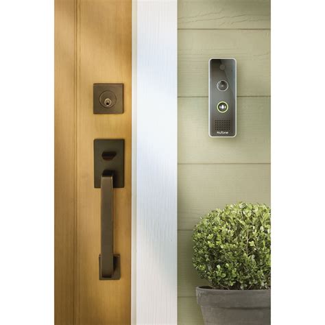 NuTone DCAM100 NuTone KNOCK Weatherproof Smart Video Doorbell - Black ...