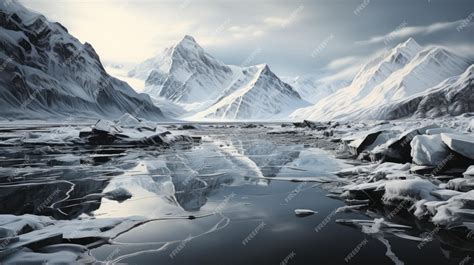 Premium AI Image | Arctic landscape