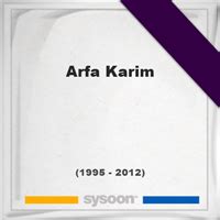 Arfa Karim †17 (1995 - 2012) Online memorial [en]