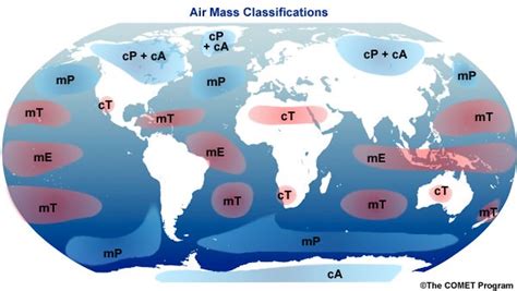 Air Mass | Air masses based on Source Regions - PMF IAS