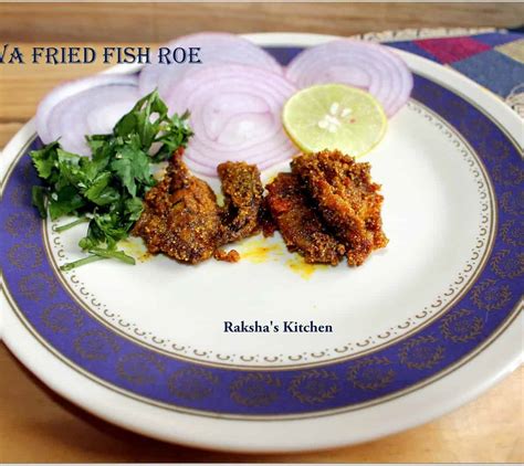 Rawa Fried Fish Roe | Fish Roe Recipes - Raksha's Kitchen