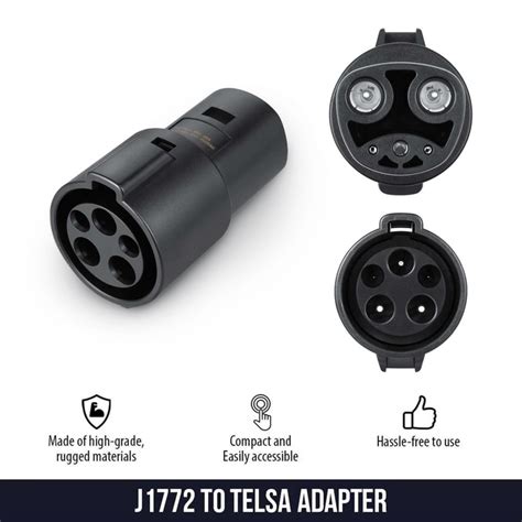 J1772 to Tesla Charging Connector - EV Chargers USA