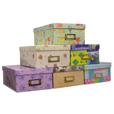 Pioneer 4 X 7 In. Designer Patterns Photo Albums Storage Box ...