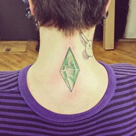 Sims plumbob tattoo. Gamer tattoo. Ps3. | Geek tattoo, Gamer tattoos ...