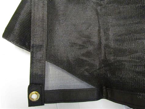 Shade Black Mesh Tarp - Trison Tarps Inc.