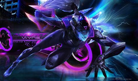 Wallpaper Project: Vayne by Niyuuki | League of legends, League of ...