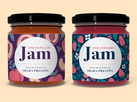 Jam Labels by Grace Preston on Dribbble