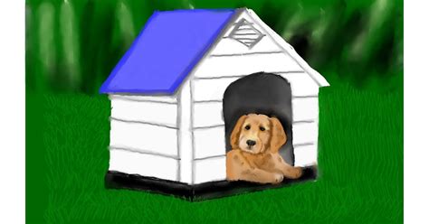 Dog house Drawing by Tim - Drawize Gallery!