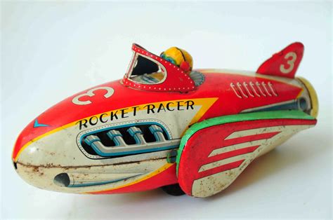 Old Vintage Gallery: Rocket Racer Tin Toy - Japan Circa 1950