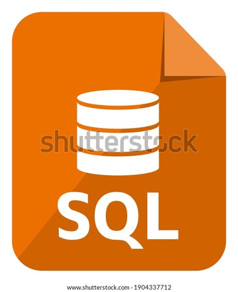 Sql Icon Major Database Format Vector Stock Vector (Royalty Free ...