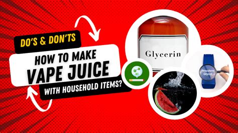 How to Make Vape Juice with Household Items? (Do's & Don'ts) - SPIRITBAR