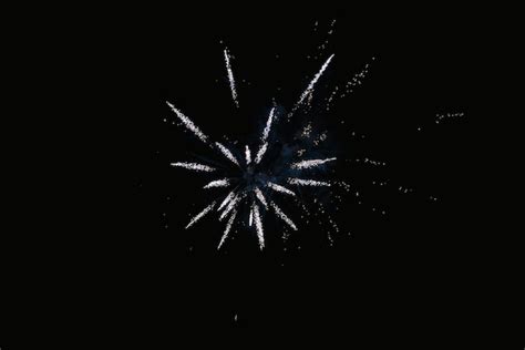 Premium Photo | Huge fireworks explosion in front of the black night sky