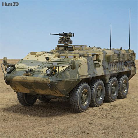 M1126 Stryker ICV 3D model - Military on Hum3D