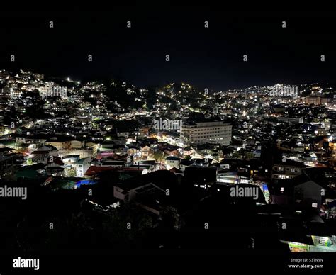 Baguio at night Stock Photo - Alamy