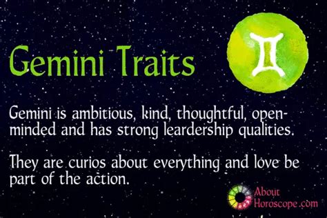 ♊ Gemini Traits, Personality And Characteristics