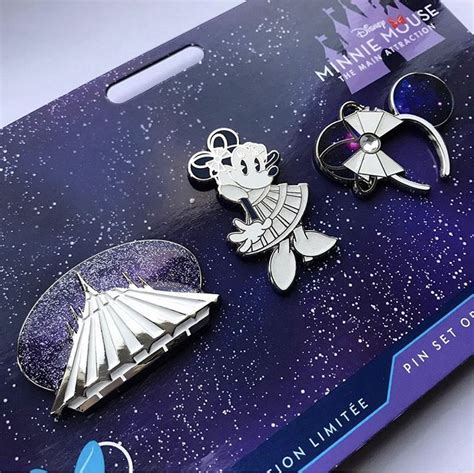 Minnie Mouse The Main Attraction Space Mountain pins in 2020 | Disney ...