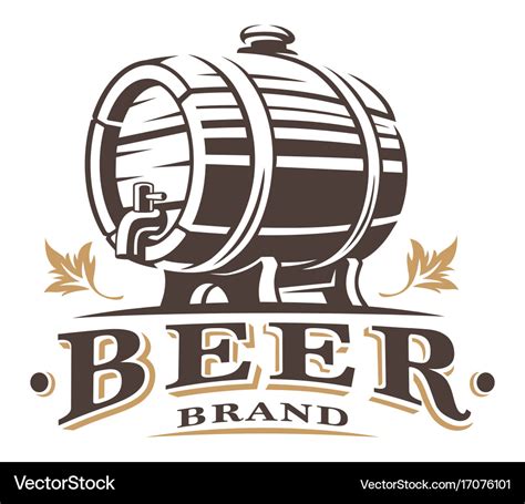 Vintage barrel of beer Royalty Free Vector Image