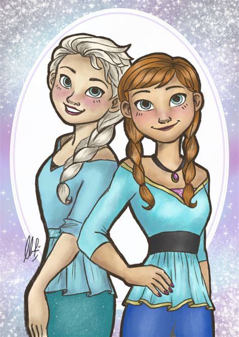 #elsa and anna fanart on Tumblr