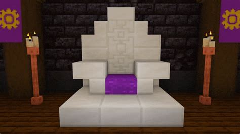 Medieval king's throne by JEFFERSCRAFT1 | Minecraft Build Tutorial