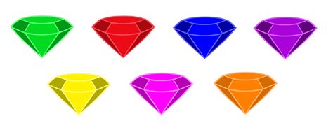 Revised Chaos Emeralds by MetroXLR on DeviantArt