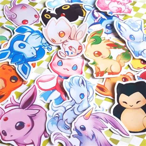 Pokemon Chibi Stickers - Shut Up And Take My Yen