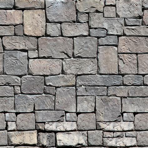 Wall stone with regular blocks texture seamless 08320