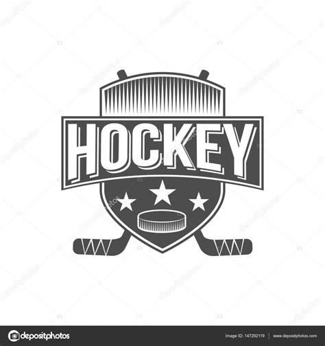 Ice hockey logo ⬇ Vector Image by © nappelbaum | Vector Stock 147292119