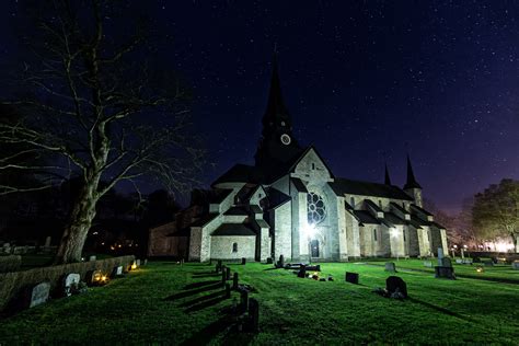 Free photo: Photo of Cemetery at Night - Moon, Trees, Travel - Free ...