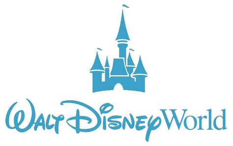 Walt Disney World blue logo transparent PNG - StickPNG