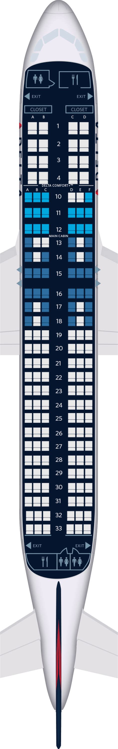 A320 Aircraft Seating Chart