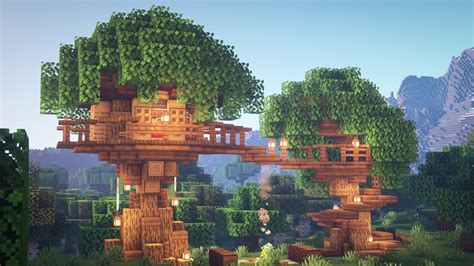 Minecraft: How to Build a Treehouse - YouTube