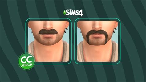 New Moustaches in The Sims 4 already have a CC Upgrade!