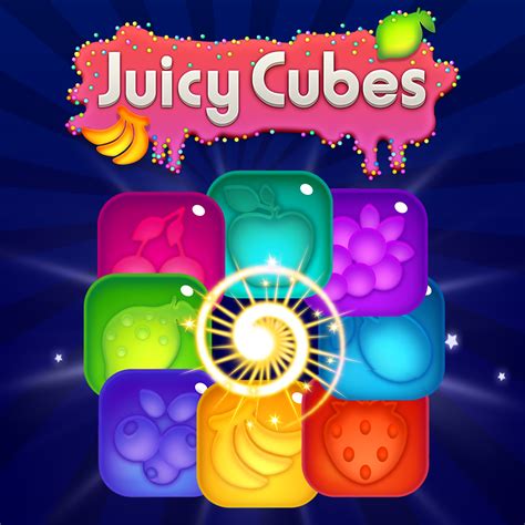 New online game Juicy Cubes! In this free block puzzle game tap 3 or ...