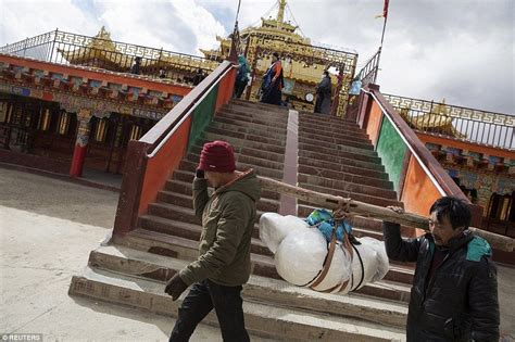 Rare insight into the secret ritual of Tibetan sky burials | Otherwhere ...