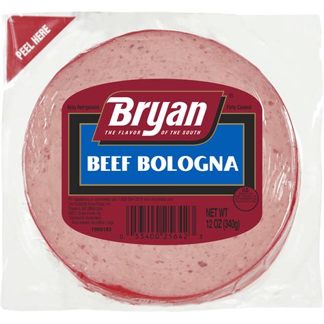 Bryan® Beef Bologna Deli Lunch Meat, 12 oz - Walmart.com - Walmart.com