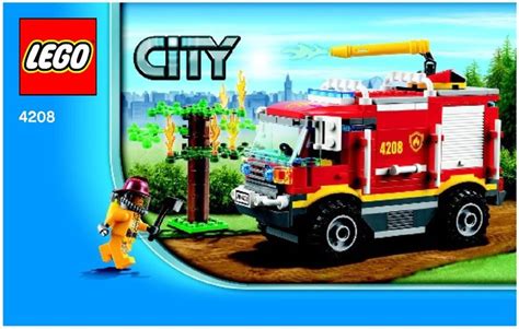 City - Fire Truck [Lego 4208] | Lego fire, Fire trucks, Lego city